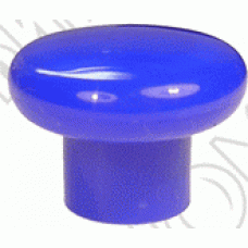 Ручка кнопка пластиковая, синяя