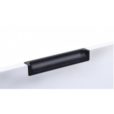 Ручка  врезная EVA   64мм  черная матовая